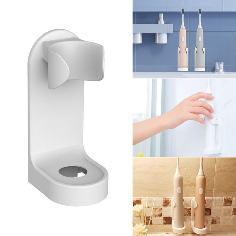 Giá Để Bàn Chải Đánh Răng Điện Gắn Tường, Giá Để Bàn Chải Đánh Răng, Giá Sắp Xếp Vô Giá, Tiết Kiệm Không Gian, Dụng Cụ Phụ Kiện Phòng Tắm Và Nhà Vệ Sinh Cho Người Lớn 2