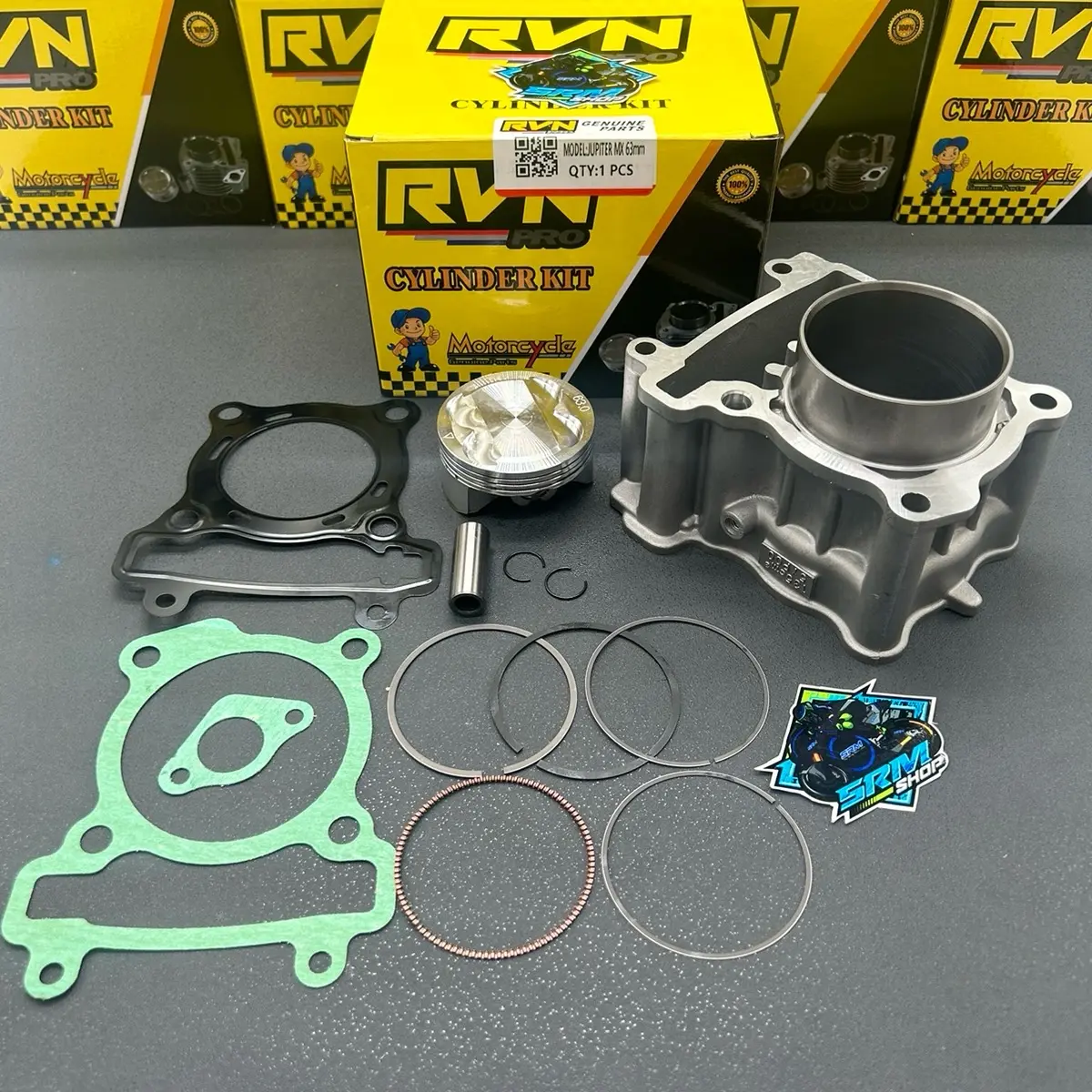 Blok Seher Boring Blok Seher Bore Up Jupiter MX Old - MX New - Vixion Old - Vixion New - MX King - R15 V2 Bore Up 60 62 63 MM Original RVN Free Paking