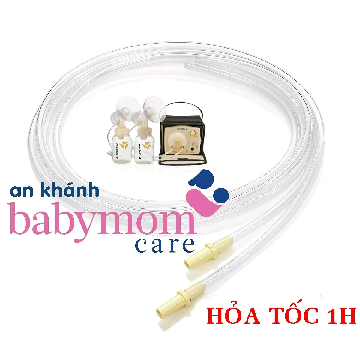 Cặp 2 dây hút hơi máy hút sữa Medela Pump