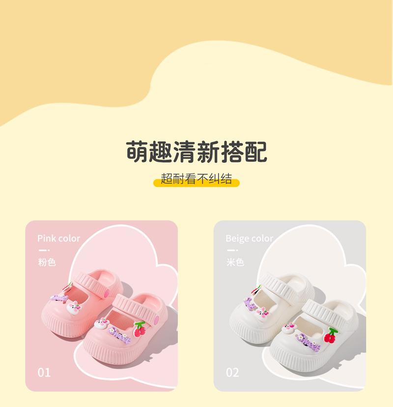 Product Introduction of 2025 Summer New Cartoon Children's Slippers Baby Sandals Soft and Lightweight Small and Medium sized Children's Outing Hole Shoe 3