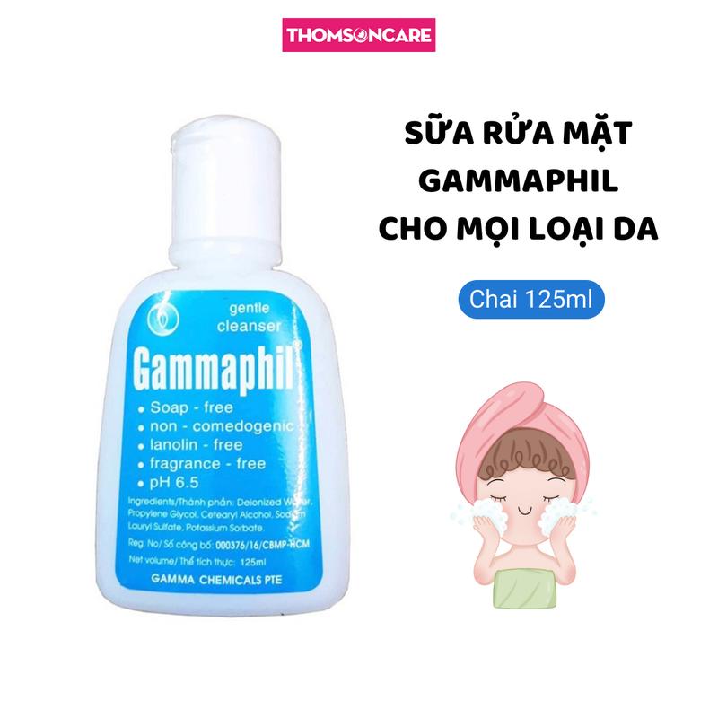 Sữa Rửa Mặt Và Toàn Thân Gammaphil dịu nhẹ dưỡng da - Chai 125ml Skincare
