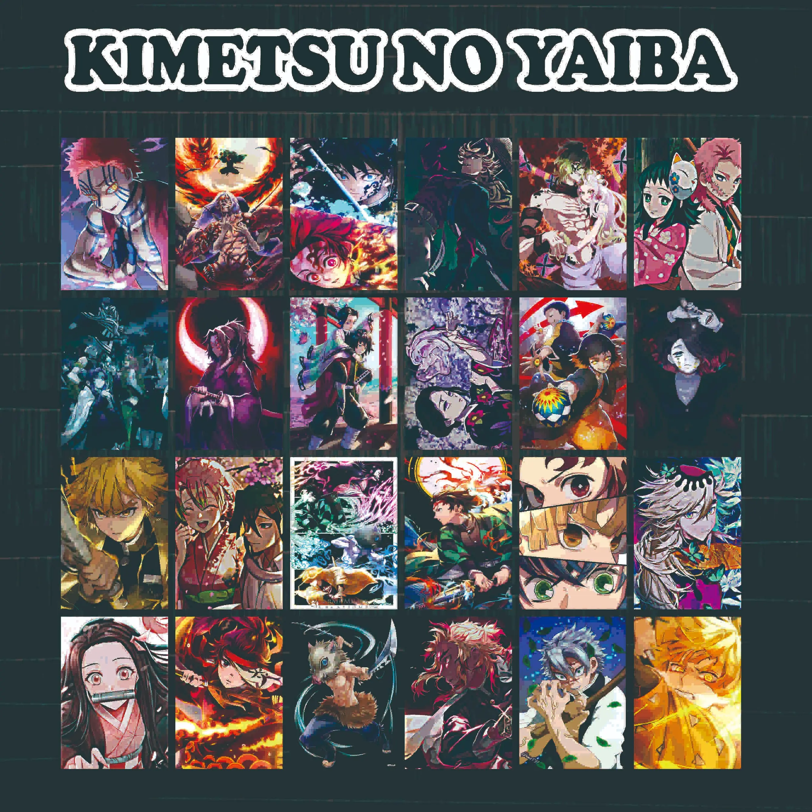 PAKET POSTER DINDING ANIME KIMETSU NO YAIBA