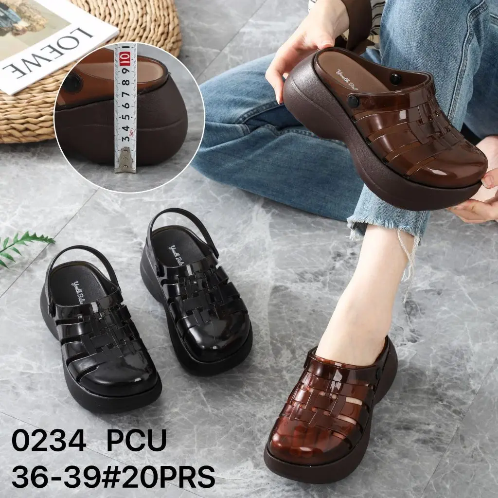 Sandal Wedges Tali Wanita / Sandal Tebal MLSSA / Sandal Wanita Youth Balance 0234