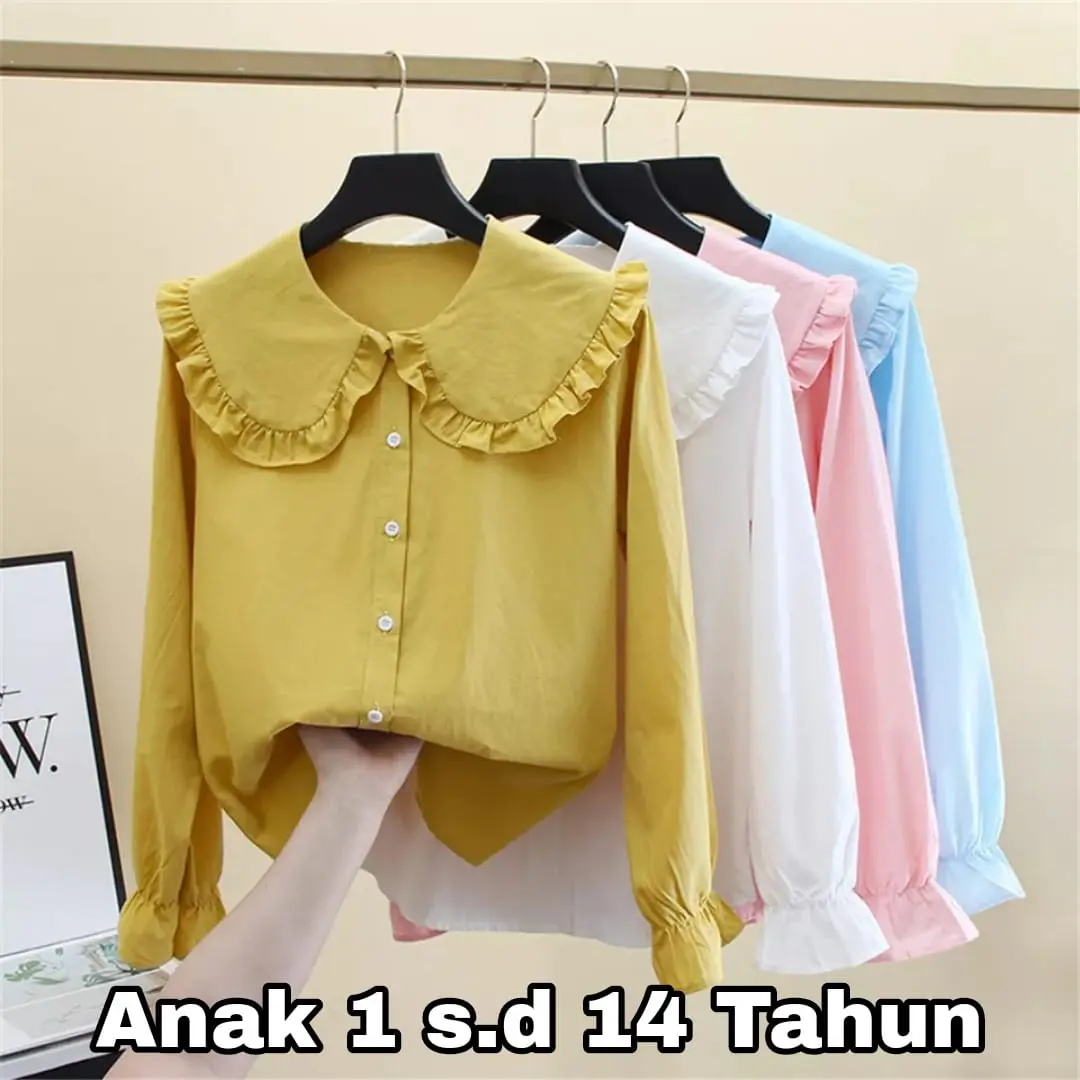 Alula Blouse Anak Baju Atasan Anak Perempuan Umur 1 Sampai 14 Tahun Anak Cewe 12 Tahun Daisy Blouse Anak