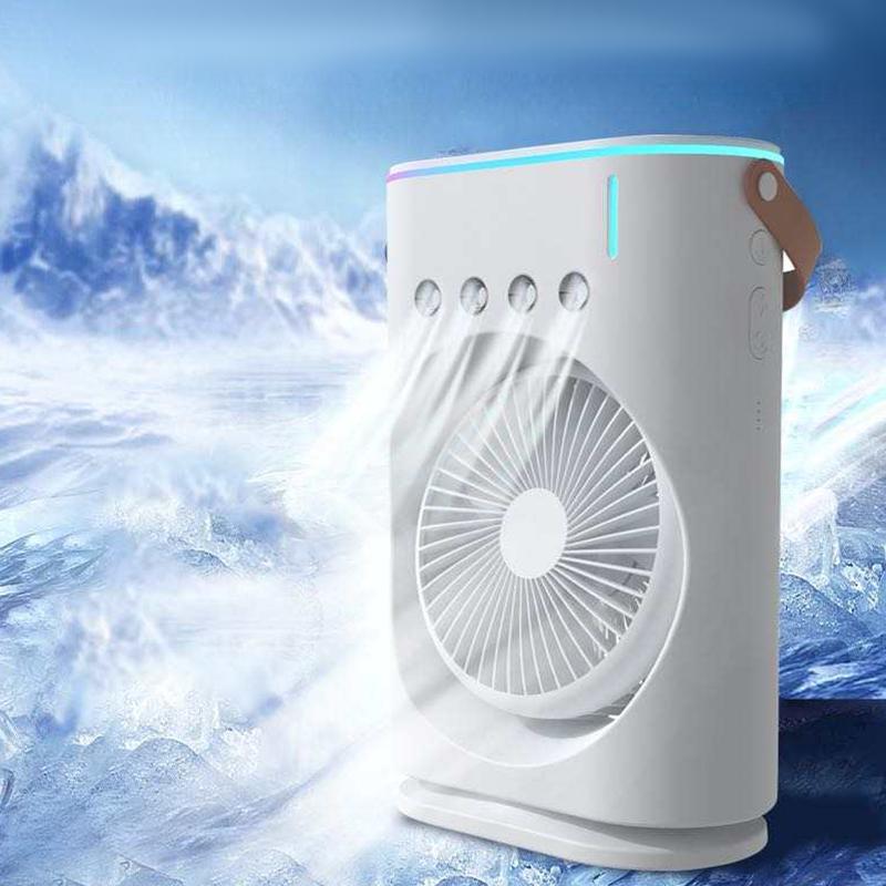 Quạt hơi nước tích điện Half Horse FS 30, pin 4000 mAh, tính năng xoay 180 độ tự động và tính năng đèn ngủ. Hàng chính hãng