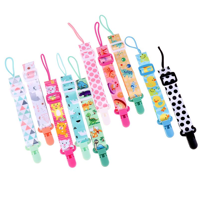 Product Introduction of 1Pc Adjust Baby Pacifier Clip Chain Ribbon Dummy Holder Soother Pacifier Clips Strap Nipple Holder for Infant Feeding 11