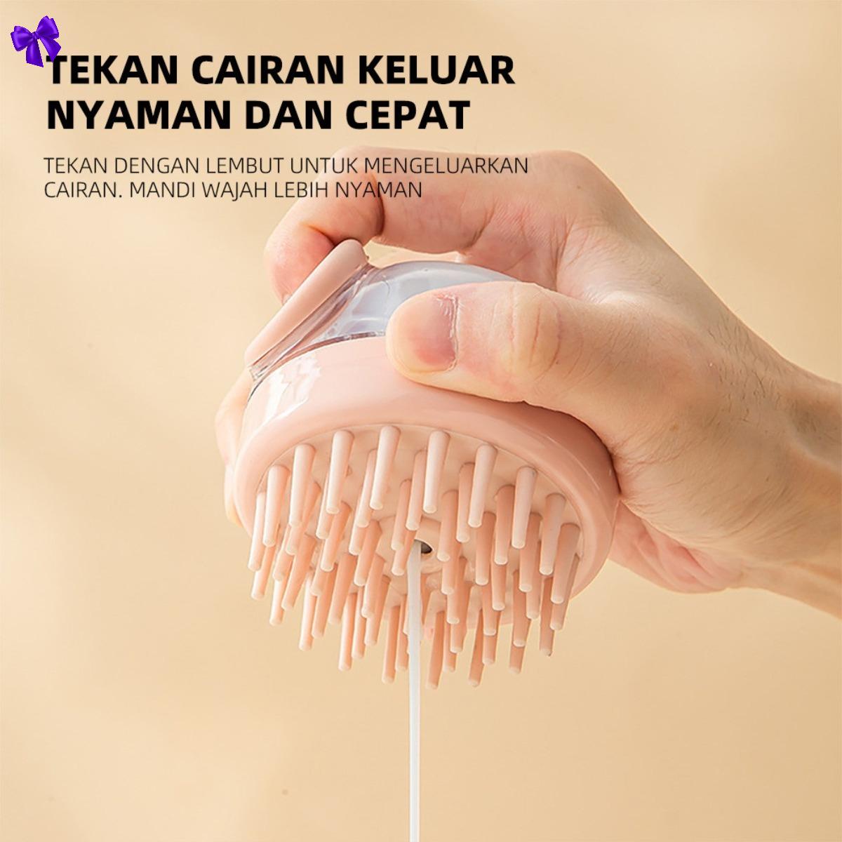 Pembersih Sikat Sabun Mandi Otomatis untuk Hewan Peliharaan, Lembut untuk Kucing & Anjing, Penghilang Bau, Perawatan Bulu, Antilekat, Higienis - 80ml