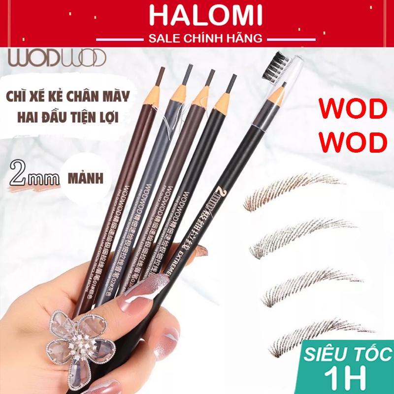 Chì xé kẻ mày WODWOD cứng phẩy sợi Eyebrow Pencil sắc nét chuyên dùng cho Makeup trang điểm Cosmetic Mỹ Phẩm Phấn Phủ 0