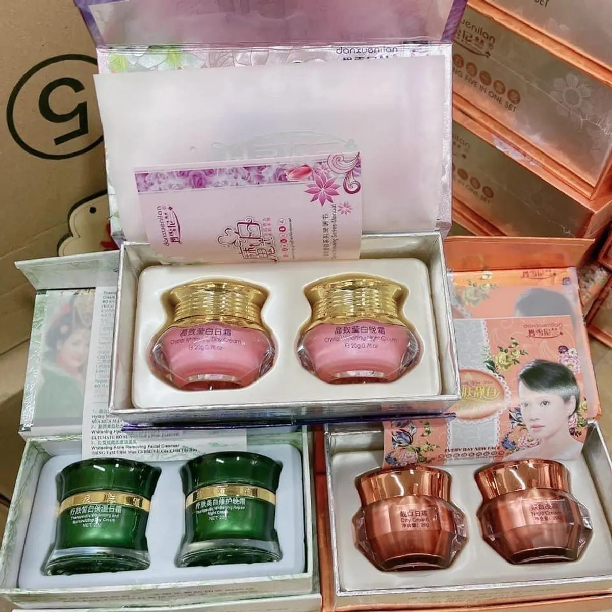 Bộ Đôi Hoàng Cung Ngày Đêm - 3 Màu : Xanh - Hồng- Màu Cam