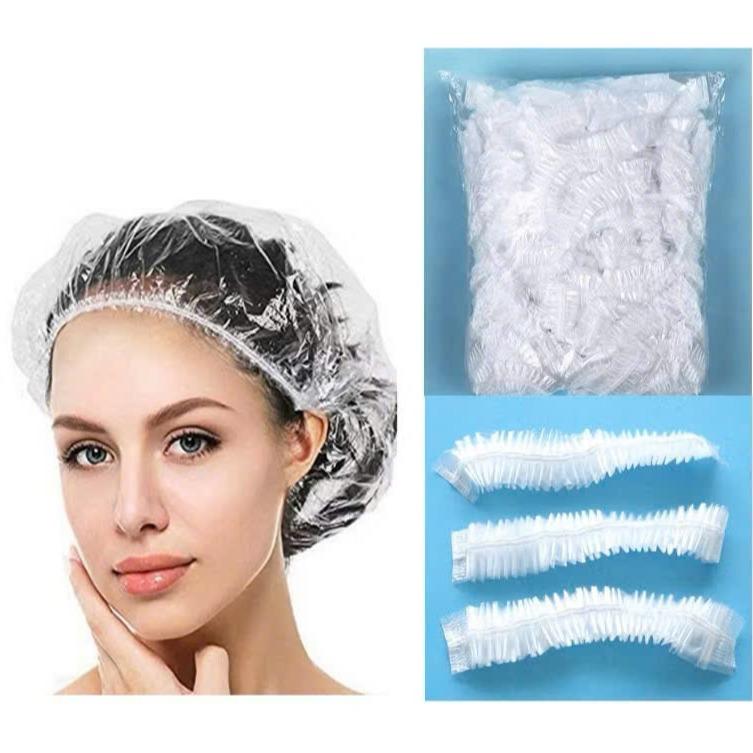  Mũ Nilon Trùm Đầu Làm Tóc  Nhuộm Tóc  Ủ Dưỡng Tóc Tiện Lợi   1 Bịch 100 Cái   FREE SHIP 