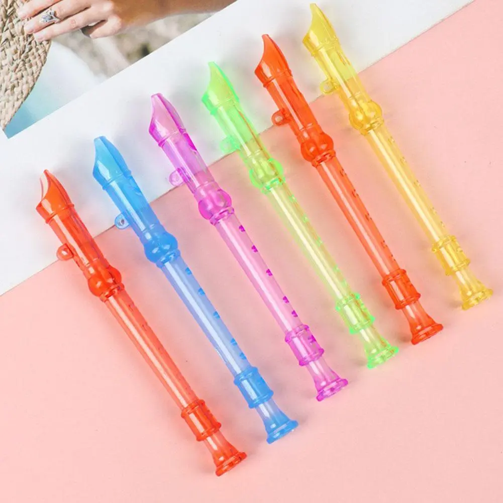Sáo Hạc Mini, 6 Lỗ, Thích Hợp Cho Việc Giáo Dục Sớm Của Trẻ Em, Cỡ Nhỏ, Trong Suốt, W7O0