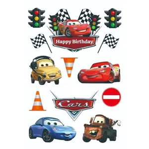 Part 2 | Topper CARS Birthday Custom Nama/ Hiasan Cake Ultah CARS
