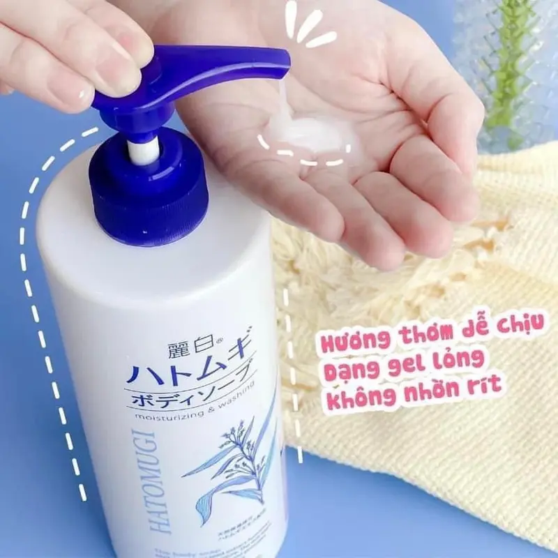Sữa tắm trắng da Hatomugi 1