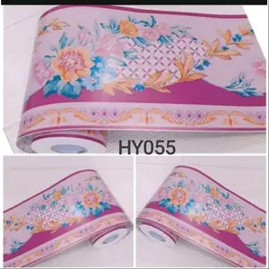 list Border stiker dinding murah dan berkualitas HY055 Kertas Sticker Wallpaper