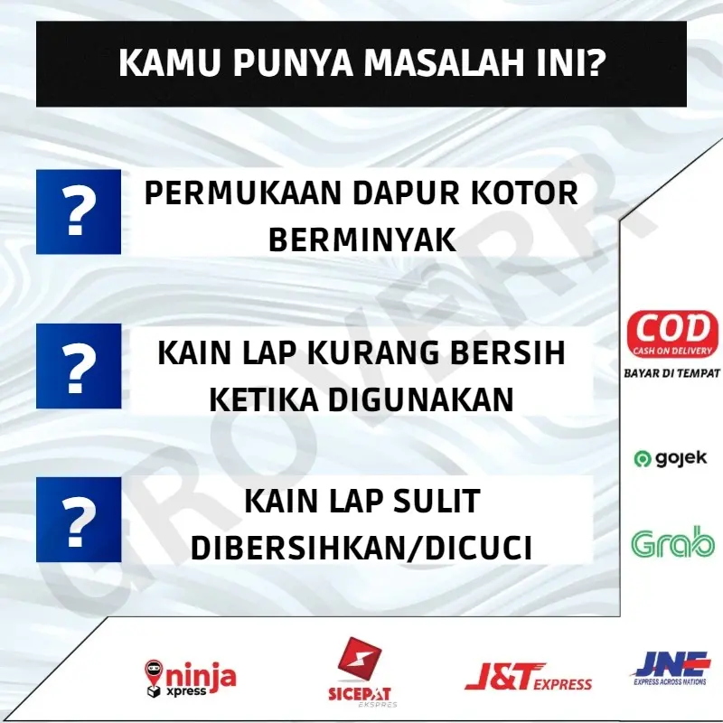 Kain Lap Anti Minyak Microfiber Serbet Dapur Bahan Coral Fleece Micro Fiber 2 Sisi Serbaguna Serap Air Anti Bau Daya Serap Super Lap Bersih Kotor Lap Cuci Piring Meja Kompor Lantai 1