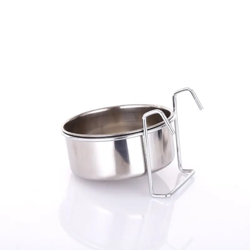Lồng Móc Treo Bằng Thép Không Gỉ, Protable, Thích Hợp Cho Cốc, Bát Thức Ăn Và Nước Du Lịch, Bát Cho Ăn Treo Dụng Cụ Cho Thú Cưng Cho Ăn, Văn Phòng Phẩm, Bát Cho Chó, Móc Treo 4