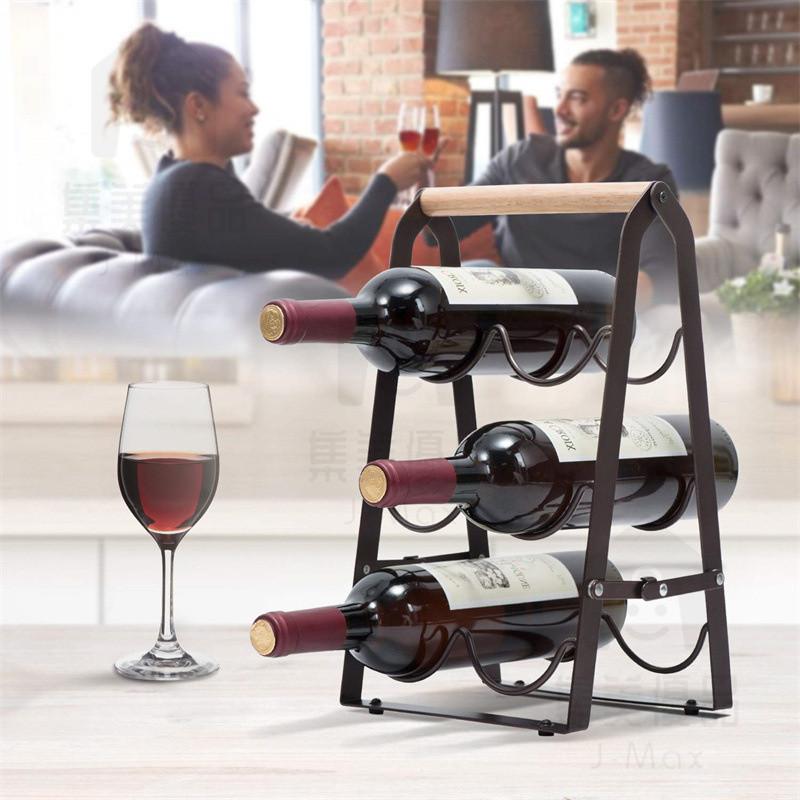 Portable Folding Wine Rack Wine Display Stand Champagne Rack - TikTok ...
