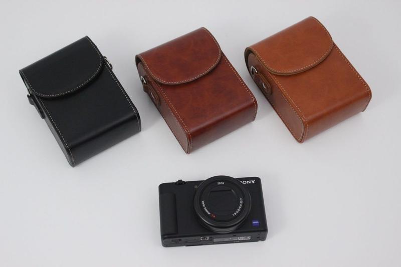 Product Introduction of Suitable for Canon G7x2/3 Protective Leather Case Sony Black Card Rx100m7 Zv1 Ricoh GR3 Camera Bag Crossbody 4