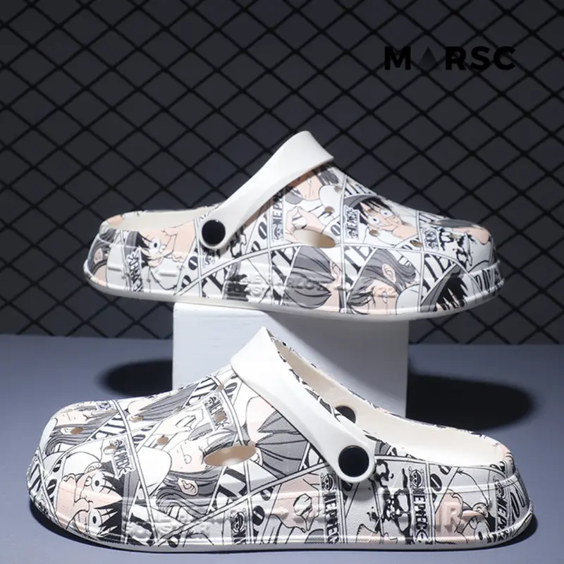 MARSC Sandal Pria Wanita Baim Terbaru Slip on Kodok Import Anti Slip Clog Karet 0