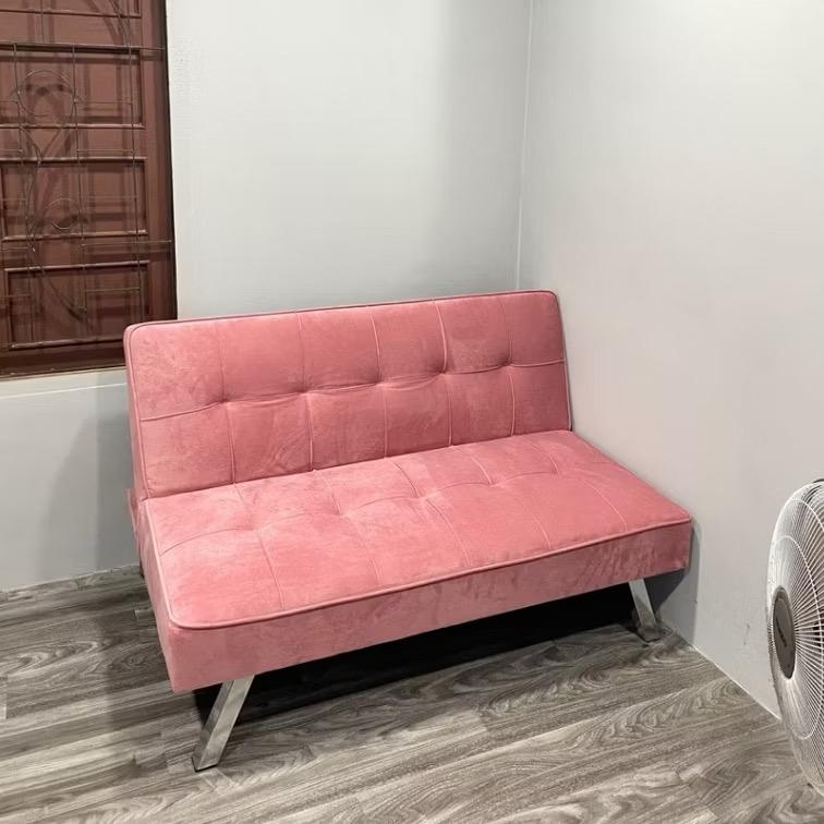Product Introduction of Ghế Sofa Mini 3 Trong 1 Dài 1m2 [Giao Hàng Miễn Phí] - Sofa Giường Nằm Gấp Gọn Vải Nhung - Nỉ - Da sofa nệm  gấp ghế  sofa combo 20