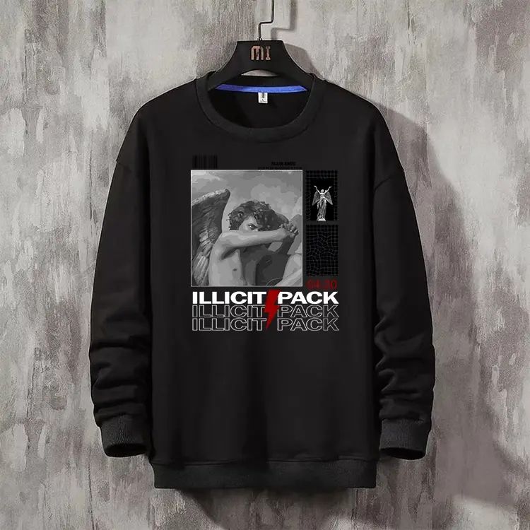 Sweater Unisex ILIIPACK Sweater Unisex M-XXL crewneck basic  fleece sweatshirt  sablon  distro tangan  panjang  pria  tebal Lokal 2