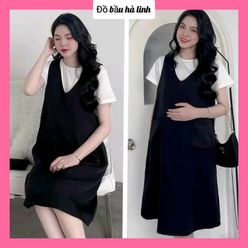 ĐẦM YẾM BẦU CÔNG SỞ MÙA HÈ YẾM CHẤT MỀM MÁT - ĐẦM BẦU BABYDOLL-không kèm áo Nữ Dress Kem Women