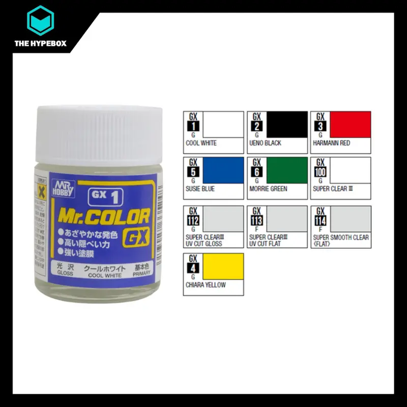 MR HOBBY - MR COLOR GX (18ML) - TikTok Shop Malaysia