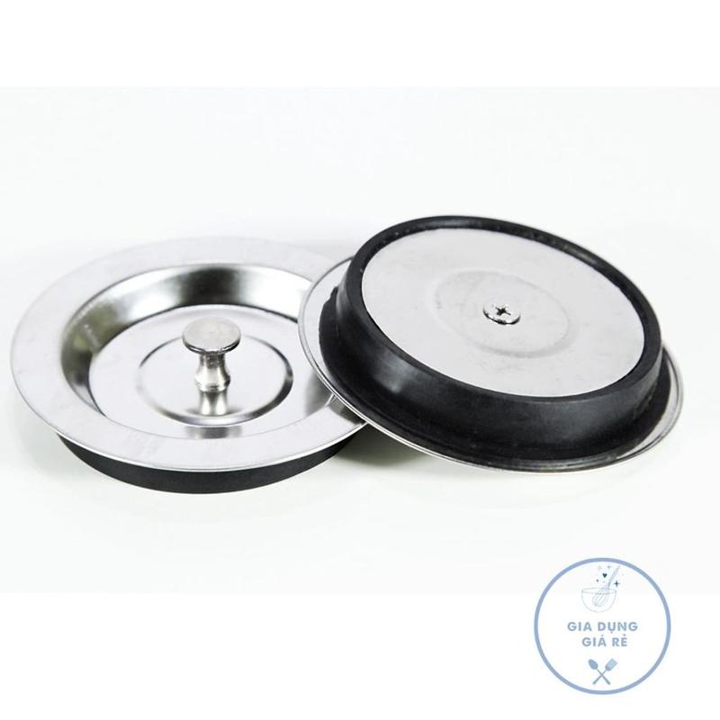 Bộ giỏ lọc rác nắp đậy bồn rửa chén bằng inox  - SMN 0