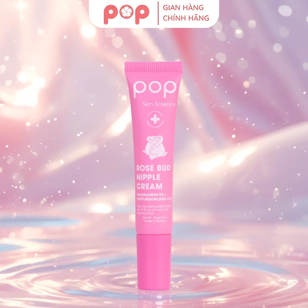 Kem Dưỡng Hồng Nhũ Hoa Nụ Hồng Pop - Cảm Giác Mịn Màng, Thoải Mái Khi Dùng - 18g
