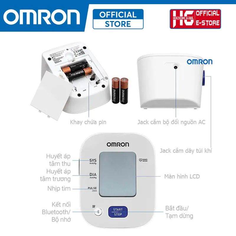 Máy Đo Huyết Áp Bắp Tay OMRON HEM-7143T1 | Kết Nối Bluetooth, Lưu Trữ 30 Dữ Liệu Đo Trong Bộ Nhớ - Bảo Hành Máy 5 Năm Chính Hãng 3