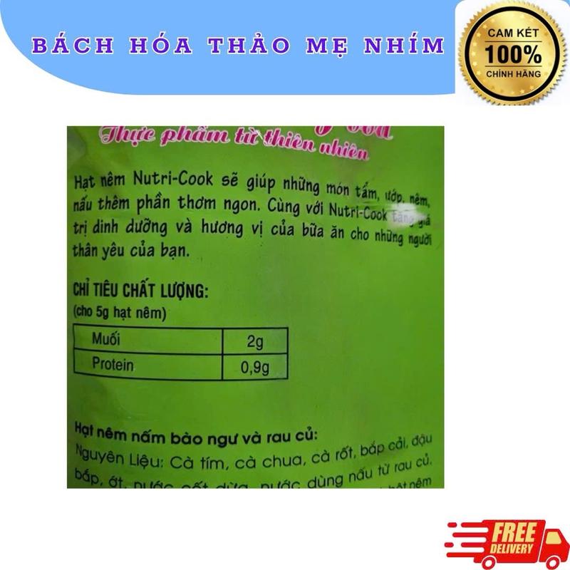 ￼Hạt Nêm Chay  Nutricook 5Kg Gia Vị Bột Gia Vị Bột 4