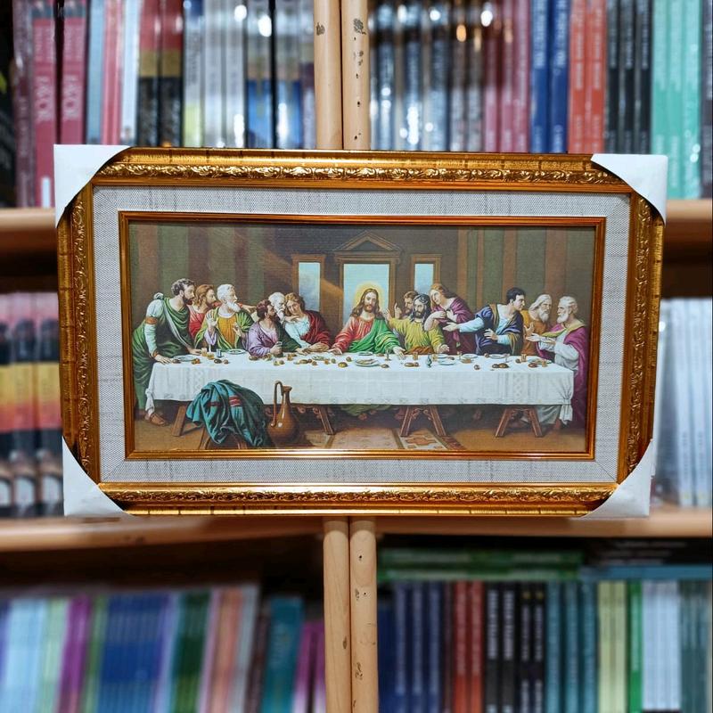 Hiasan Dingding Pajangan Lukisan Rohani Kristen/Katolik 47,5x28,5cm ...