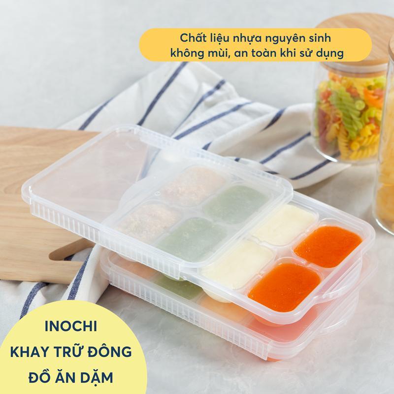 Khay Trữ Đông Đồ Ăn Dặm Amori: Chia nhỏ, bảo quản, giã đông nhanh, tiện lợi cho bé, dùng làm đá, chịu nhiệt -20 đến 120 độ C, đạt tiêu chuẩn Nhật Bản.