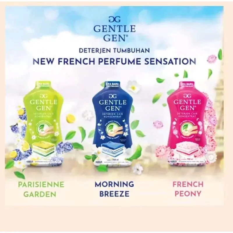 BELI 1 Gratis 1 SABUN DETERJEN GENTLE GEN CAIR KEMASAN BOTOL 750ML
