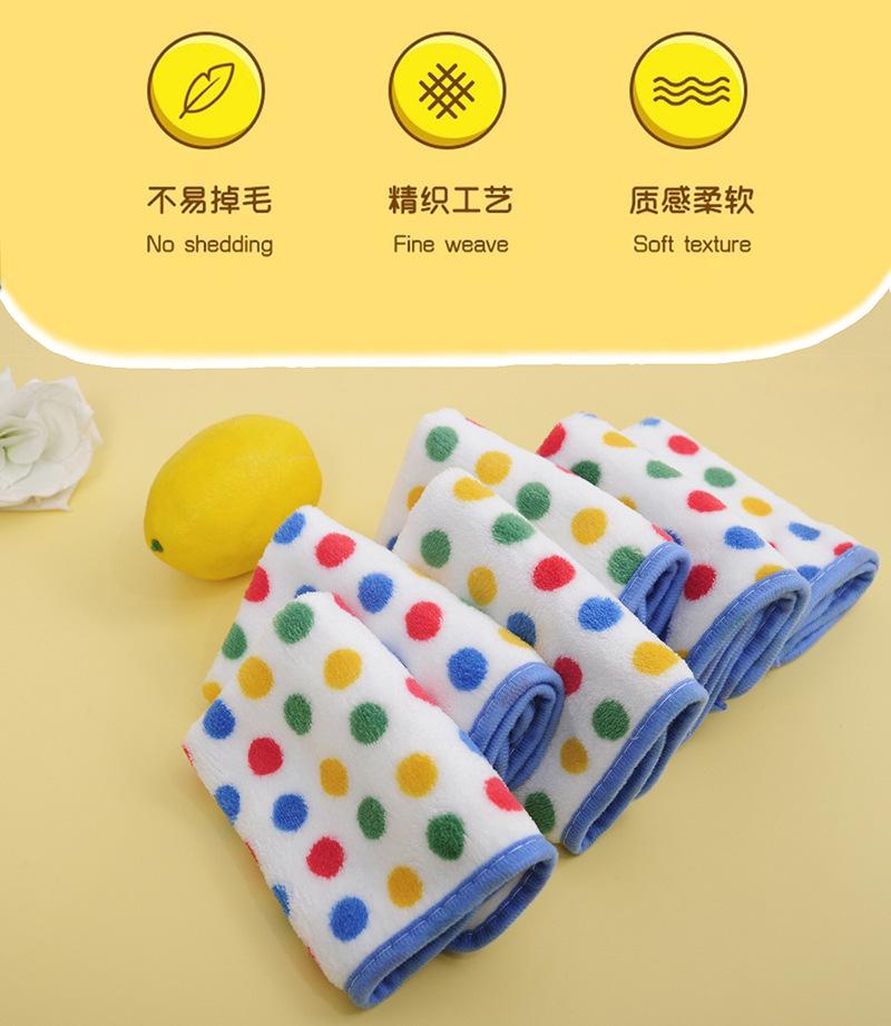 Product Introduction of Vải lông cừu san hô chấm bi, quần áo dày dặn, gia dụng, siêu thấm nước Khăn lau để Bàn và rửa bát đĩa, lý tưởng Dây Treo Lau Tay, Tiện Lợi Cực Kỳ 10