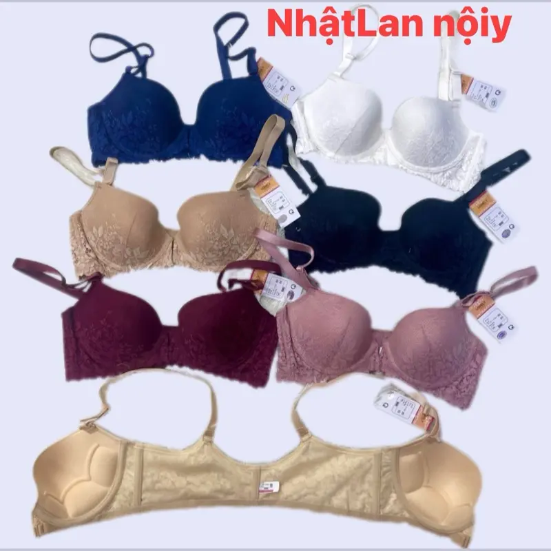 Áo lovely gài trước bản bự mút mỏng  có gọng 1 cm  Ren
