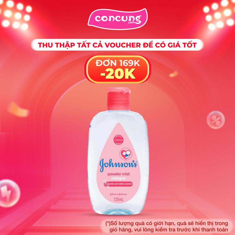 Nước hoa Johnson Baby hương phấn hoa cho bé 125ml