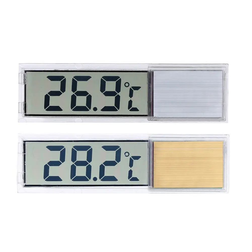 Aquarium Thermometer 3D Digital LCD Waterproof Electronic Temperature Tester Fish Tank Turtle Pond Temp Meter Aquarium Decoration Accessories #436420