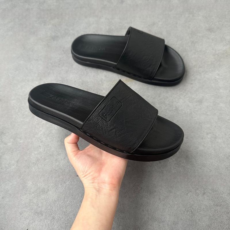 [ Bản Khâu Quai ] PN -  Dép Nam Dép Lê Dép Nam Quai Ngang Da Cao Cấp, Đế Cao Su Chắc Chắn, Khâu Quai Dép Bền Bỉ Đi Nước Thoái Mái, Phong Cách Hiện Đại Đơn Giản Slipper DéP