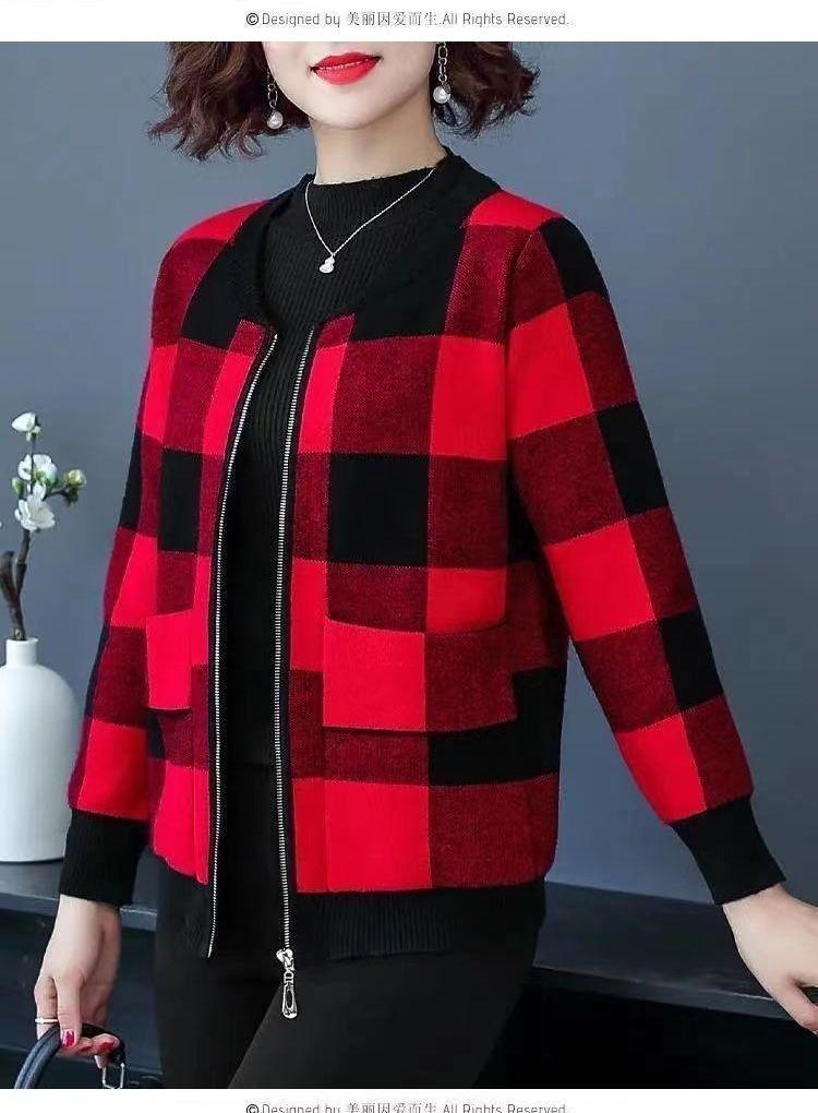 Product Introduction of Áo Khoác Ngắn Cho Nữ, Chống Nắng, Thích Hợp Cho Các Bà Mẹ Trung Niên, Áo Khoác Một Lớp Mùa Thu, Áo Cardigan Dáng Rộng Mới, Thích Hợp Cho Mùa Xuân Và Mùa Thu Của Phụ Nữ Trung Niên, Áo Khoác Bóng Chày 17