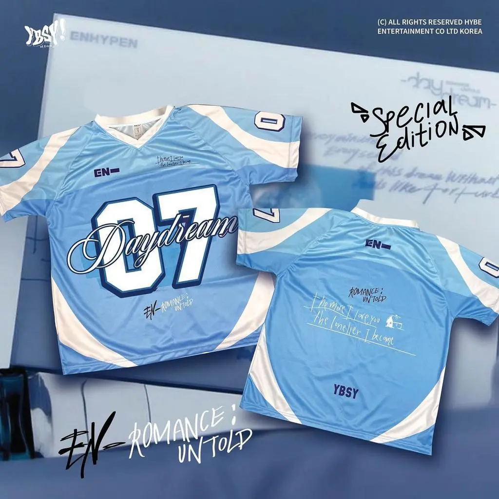 ENHYPEN JERSEY NEW DROPS DAY DREAM JERSEY