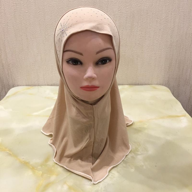 Product Introduction of 2-7 Years Old Girl Crystal Hemp Sun Diamond Tam-O'-Shanter| Detachable Gauze Cap + Three-Piece Design| Kindergarten Daily Wear and Match| Eid Trendy Child Essential selendang  bahu sulam  shawl sahara  shawl selendang 17