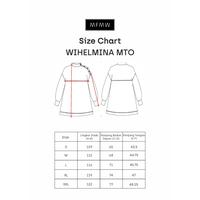 Gambar MFMW Wihelmina Atasan Blouse Steel Blue - XL dari MFMW Shop Kota Bandung 5 Tokopedia