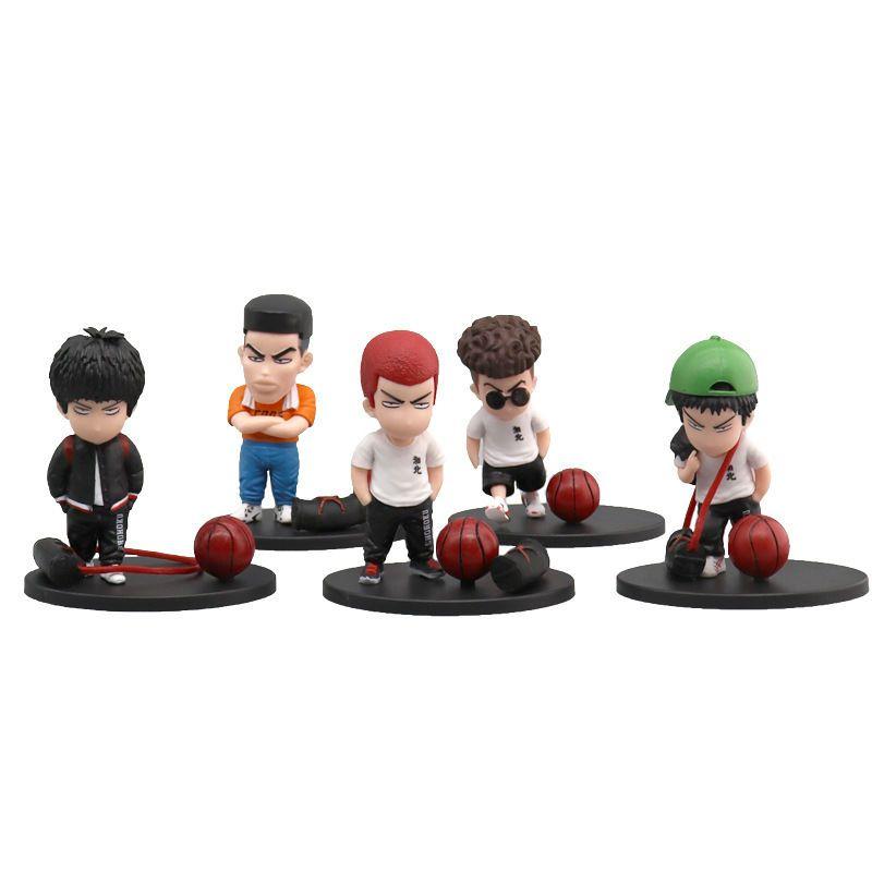 Product Introduction of Slam Dunk Hand-Made Cherry Blossom Road Liuchuan Maple Q Version Set Model Cake Car Decoration Doll Gift for Men 7