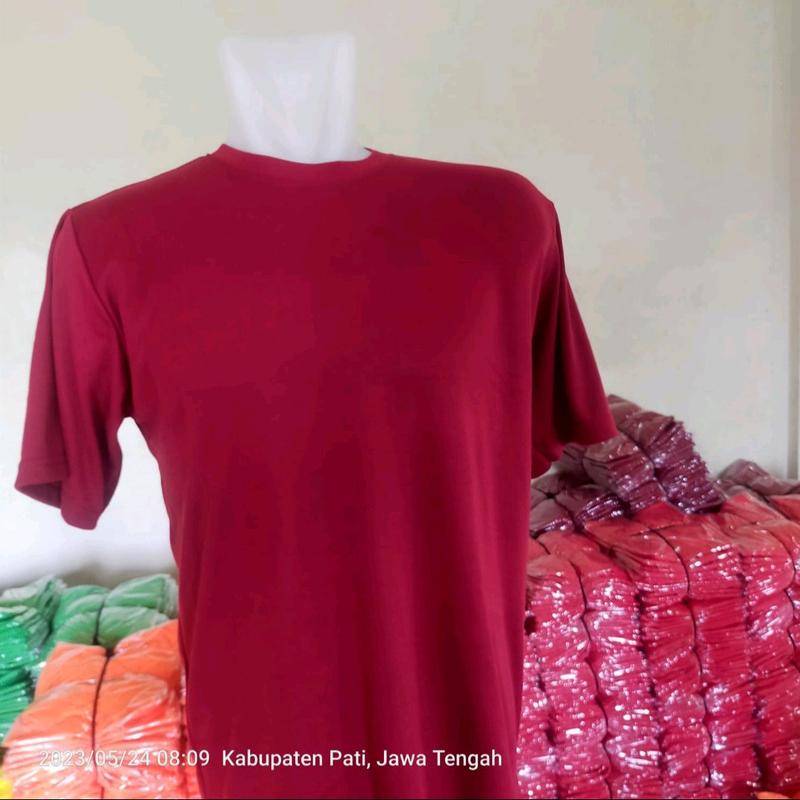KAOS POLOS 100K DAPAT 6 PCS Katun Polos 1