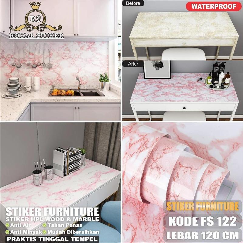 Product Introduction of Pelapis Furnitur PVC sheet STIKER Lebar 120cm / stiker meja / stiker lemari / bisa sebagai alternatif pengganti hpl Stiker Dinding Kertas 43