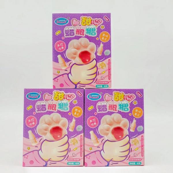 Product Introduction of Casual Sandwich Snack Wax Bottle Sugar New Candy Fruit Flavor Sandwich Jam Candy 0