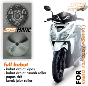 Rumah roller bubut vario 125 old type KZR pulley racing vario 125 150 Kerok jalur bubut derajat Motorcycle