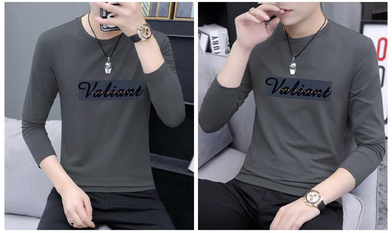 Product Introduction of Áo Thun Cotton, Dành Cho Nam Giới, Dài Tay Áo, Cổ Tròn, Mùa Xuân Và Mùa Thu Mới, Áo Sơ Mi Lớp Nền Quần Áo, Quần Áo Hợp Xu hướng Áo Sơ Mi Nhỏ Thích Hợp Cho Mùa Thu, Có Thể Mặc Bên Trong Và Bên Ngoài 5