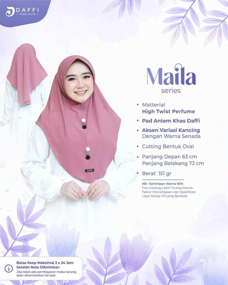 Product Introduction of MAILA SERIES ORI DAFFI HIJAB 13